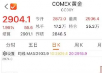 金價(jià)重回2900美元 為什么波動(dòng)這么大？